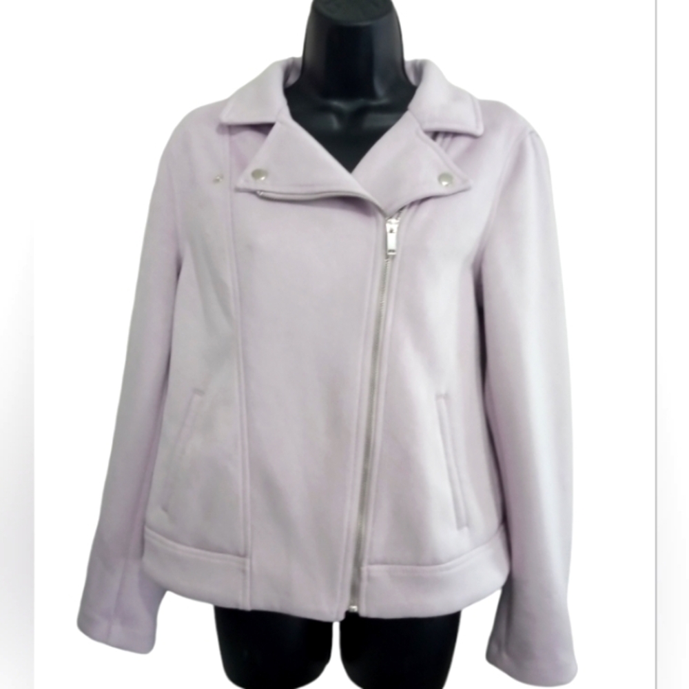 Old Navy Jacket Medium Zip-Up Basic Lavender Jack… - image 1